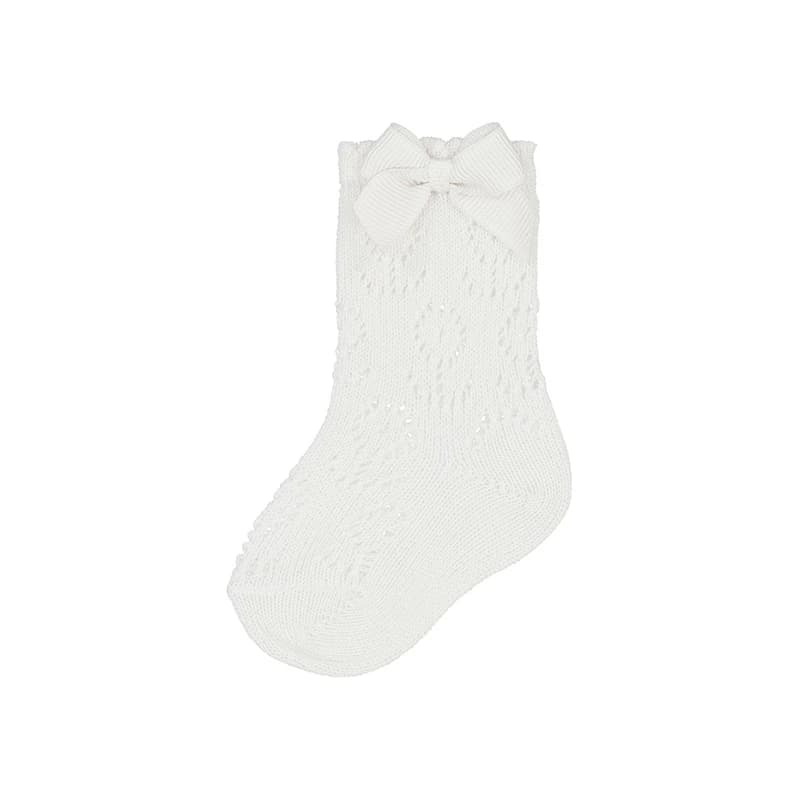 MAYORAL NEW BORN ΚΑΛΤΣΑΚΙΑ ΔΙΑΤΡΗΤΑ ΛΕΥΚΟ 9865
