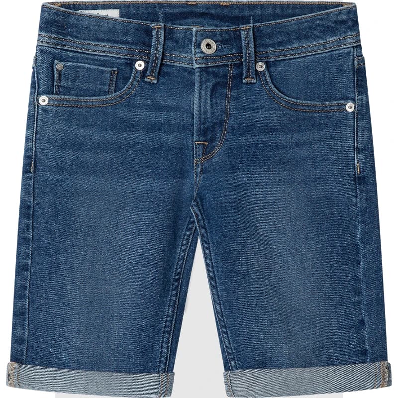 PEPE JEANS ΒΕΡΜΟΥΔΑ ΣΟΡΤΣ ΠΑΙΔΙΚΟ ΤΖΗΝ ΜΠΛΕ PB800791IC4