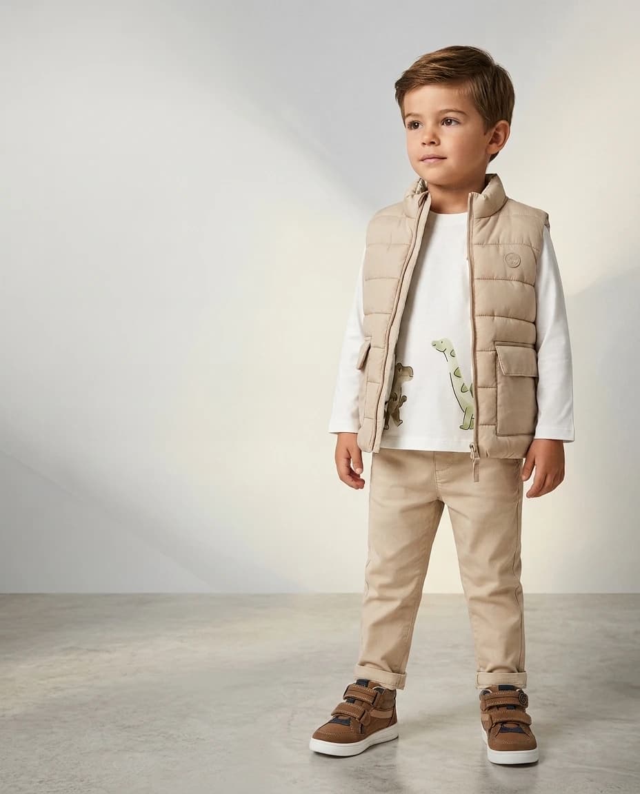 DINO FRIENDS 🦖 | BUY THE LOOK Μικροί εξερευνητές, μεγάλο στυλ! 🤎 Ανακάλυψε ένα ολοκληρωμένο look σε γήινες αποχρώσεις, με cozy γιλέκο, παιχνιδιάρικες λεπτομέρειες και άνετα κομμάτια για κάθε μικρή ή μεγάλη περιπέτεια. Το αγαπημένο του outfit για τις πιο στιλάτες φθινοπωρινές εμφανίσεις! 🍂 🦕 DINO FRIENDS — Μικροί εξερευνητές, μεγάλο στυλ! 🛍️ Ανακάλυψε το look στο KidsBoutiqueGR και δημιούργησε τον δικό του ξεχωριστό συνδυασμό!